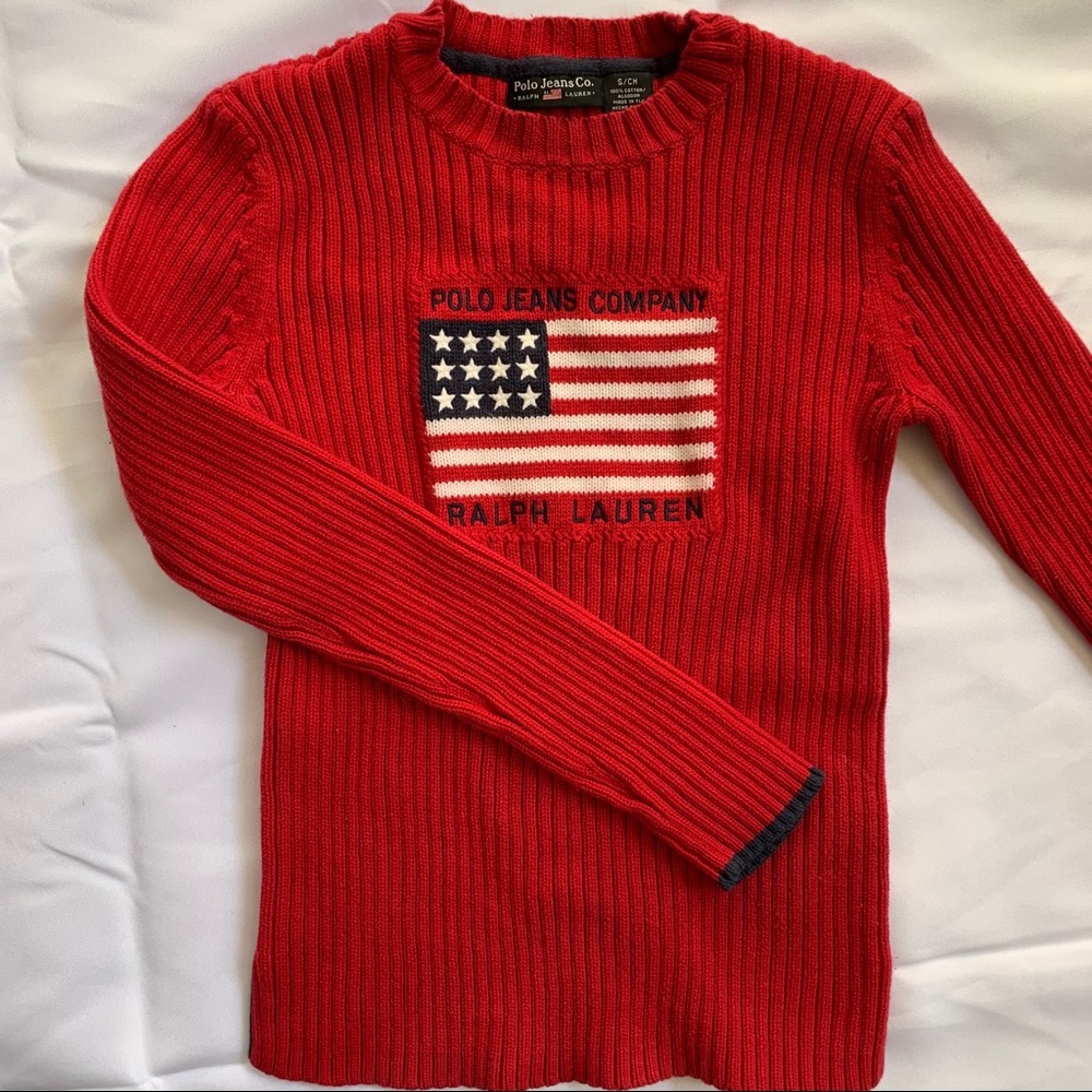 Red Polo Ralph Lauren sweater